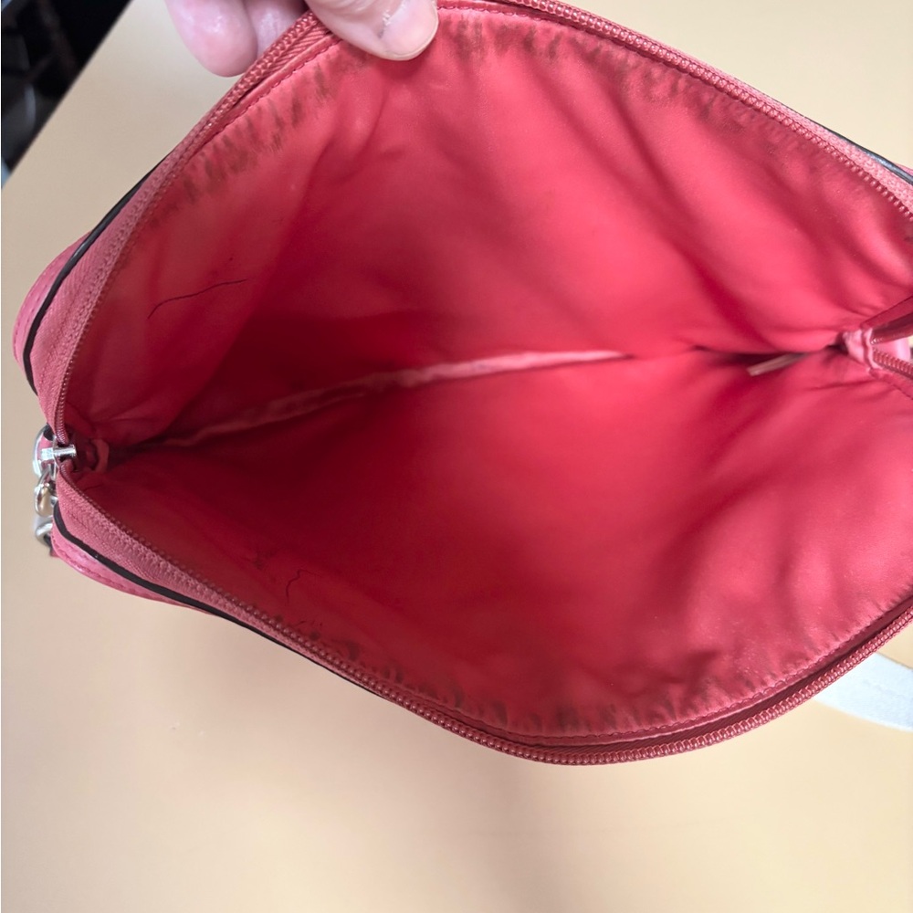 Coach Orange, Pink and White Crossbody Bag - Picture 7 of 9